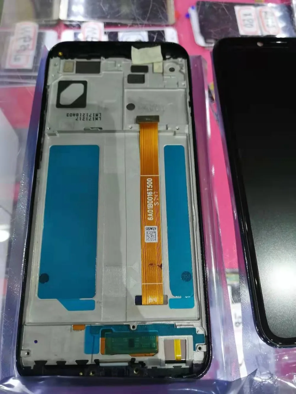 Рабочий стеклянный сенсор для lenovo K5 Play L38011 L38021 ЖК-дисплей, сенсорная панель, дигитайзер экрана в сборе+ рамка