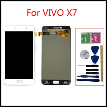 

For VIVO X7 LCD Display Touch Screen Tela Digitizer AssemblyPanel With Frame X7 LCD Replacement Accessories +tools