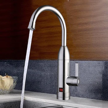 

3000W Water Heater Tap Digital Display Instant Electric Faucet Kitchen Waterproof Heating Faucet Heater Tap