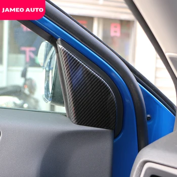 

Jameo Auto Exterior Accessories Car Styling for Ford Focus 2019 2020 Carbon Fiber Window A Pillar Cover Trim Decorative Frame