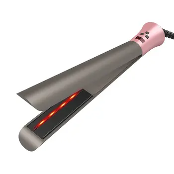 

2 IN 1 Digital Display Blue Screen Anion Ceramic Hair Curlers & Straightening Iron Salon Hair Styling Tools