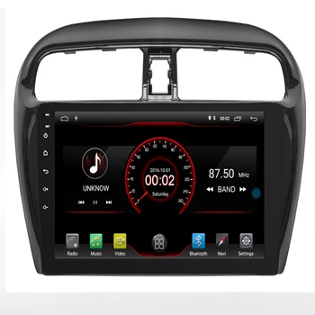 

9"2.5D Car DVD Multimedia player For Mitsubishi mirage attrage 2012-2018 2din Android 9.0 Radio Tape Recorder Navigation GPS