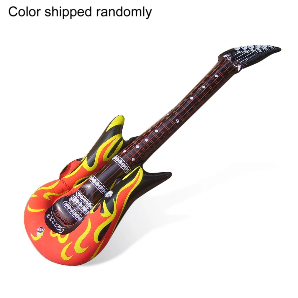 children's toy guitar and microphone
