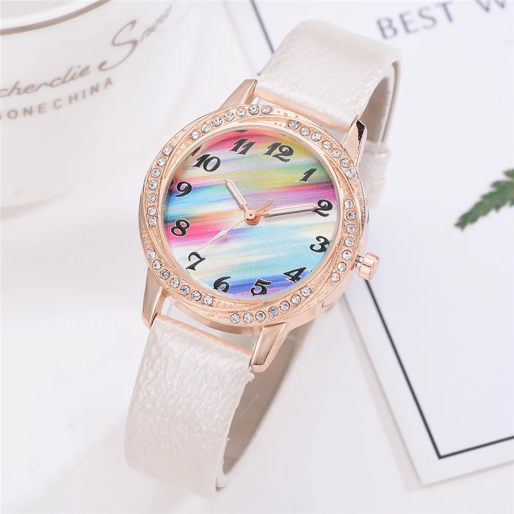 

Ladies Watch Retro Design Leather Band Analog Alloy Quartz Fashion Wrist Watch zegarek damski montre femme marque de luxe 2019
