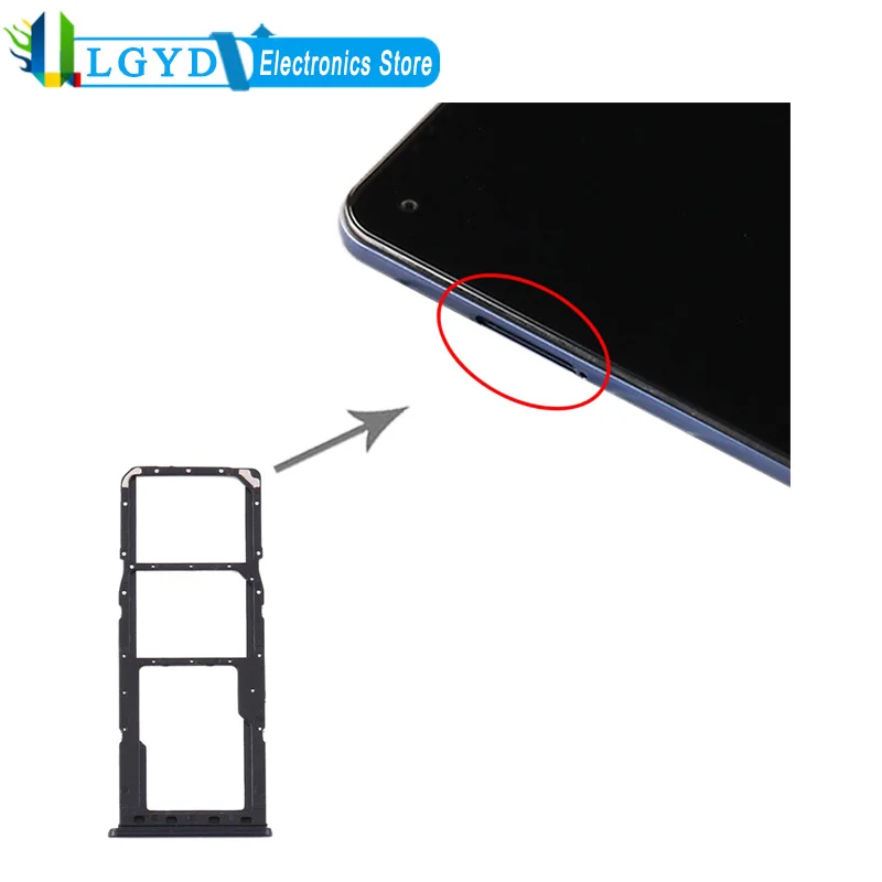 

SIM Card Tray + SIM Card Tray + Micro SD Card Tray for Samsung Galaxy A21s SIM Card Holder Replacement