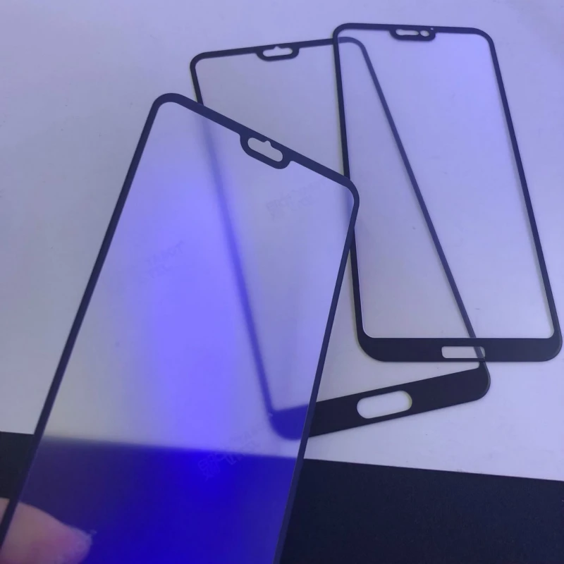 JGKK для Huawei P20 Мягкий край матовое закаленное стекло Pro Lite анти синий луч защита