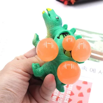 

Novelty & Gag Toys Squeeze Ball Dinosaur Squishy Balls Stress Relief Squeeze Grape Balls Relieve Pressure Balls Hand Fidget Toy