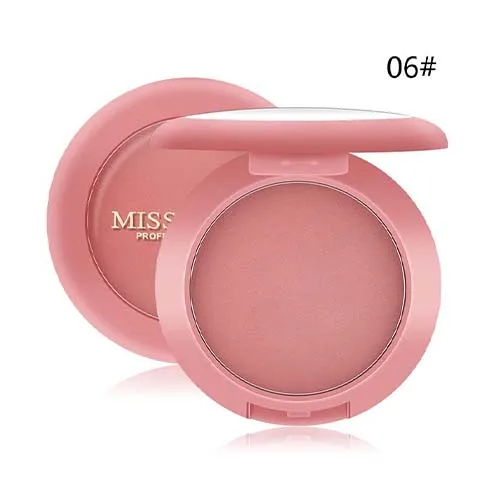 6 Miss Rose 12 цветов Румяна Матовые макияж румяна Контур Палитра Водонепроницаемый натуральный Осветляющий косметика - Цвет: 6