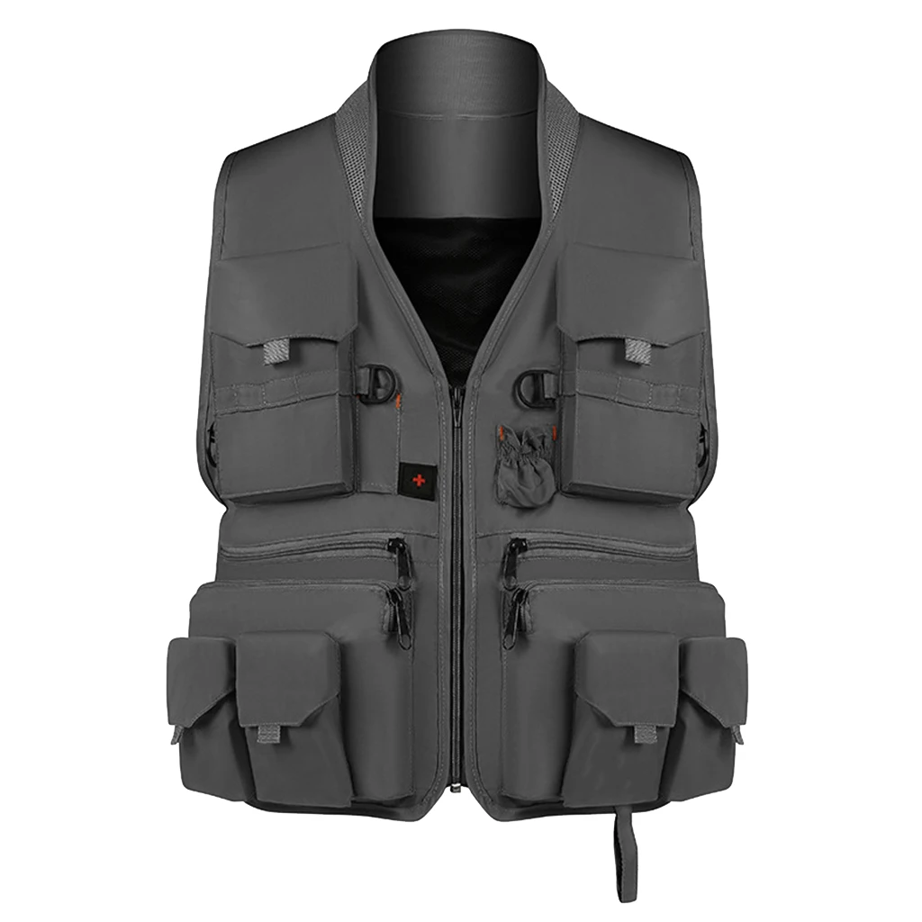 Fly Fishing Vest Chest Pack for Tackle Gear and Accessories, Adjustable Size for Men and Women
