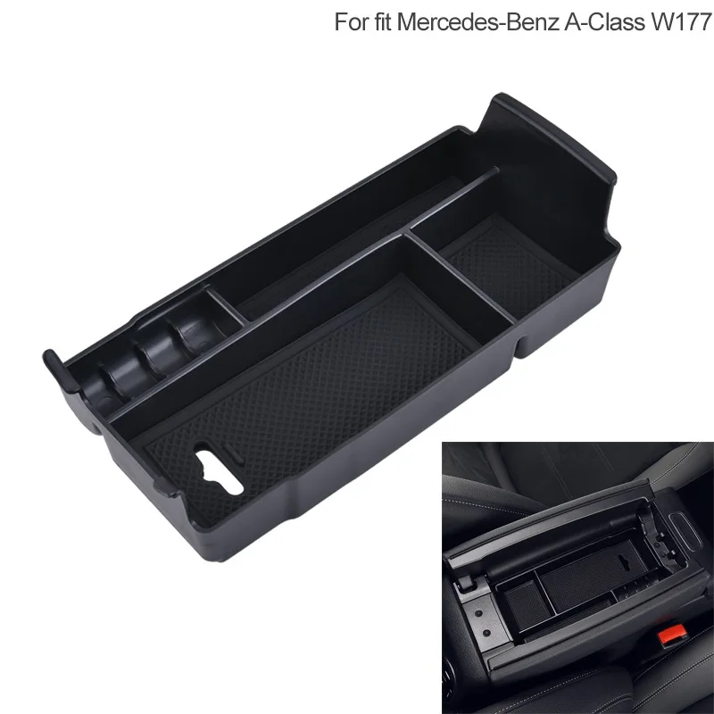 

Car Central Console Armrest Storage Box For Mercedes Benz A Class W177 V177 A180 A200 A220 A250 2019 2020 Car Inner Parts 1 Pc