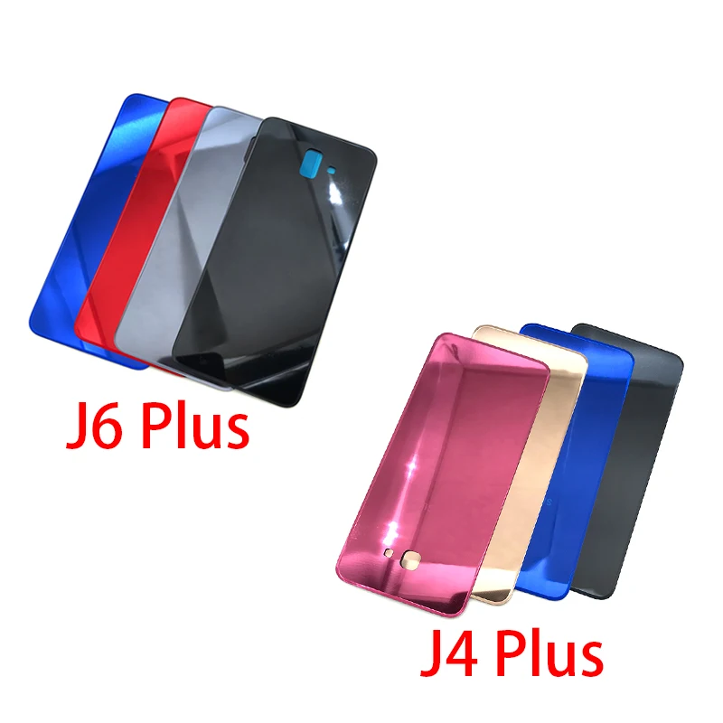 5 шт./лот для samsung Galaxy J4 J6 Plus J415 J610 J610F Задняя крышка батареи Стекло