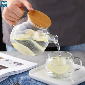 

High Borosilicate Heat-resistant Glass Teapot Filter Flower Pot Loose Leaf Kettle Set Teapot Base Warmer Heater Candle Bases