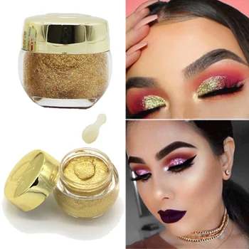 

Love Alpha Single Color Eye Shadow Gel Eyes Makeup Glitter Nude Eyeshadow 16 Color EyeShadow Palette Shining Bright Brand Makeup