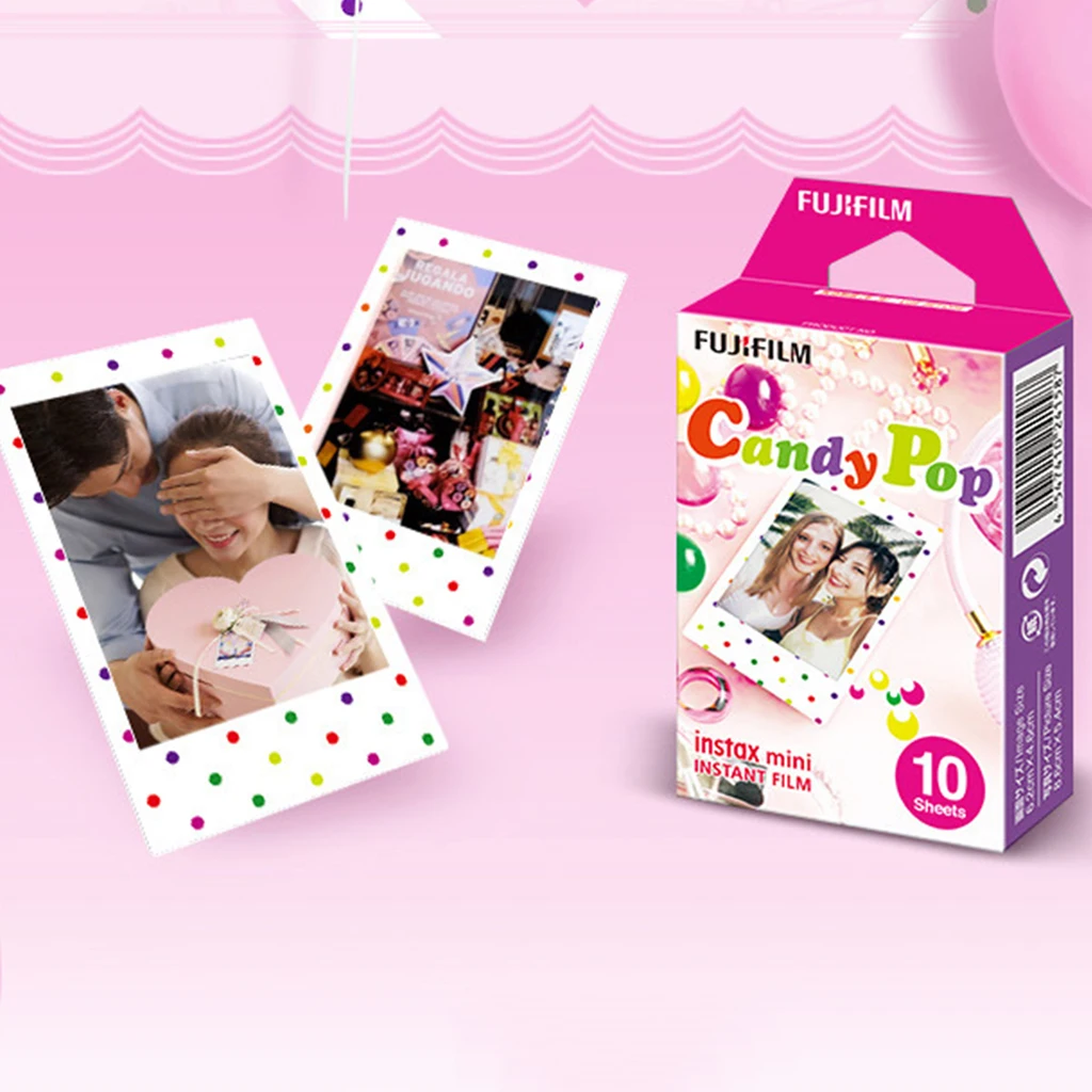 Fujifilm Instax Mini 10 Sheets Cartoon Instant Photo Paper cartoon Film For Fuji Instax Mini 8 9 70 7s 50s 50i 90 High Quality