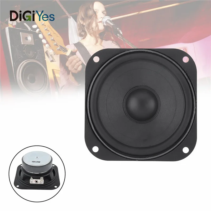 

15W Portable Tweeter Full Frequency Speaker Unit Rubber Car CD Amplifier for Family/Outdoor/Bathroom/Motorcycle/ Bluetooth DIY