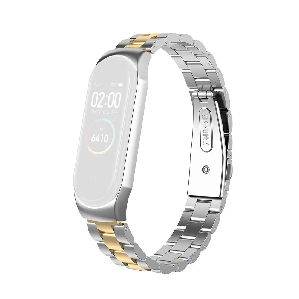 Для mi Band 4 NFC ремешок Ремешок для Xiaomi mi Band 4 фитнес-трекер из нержавеющей стали смарт-браслет сменный ремешок