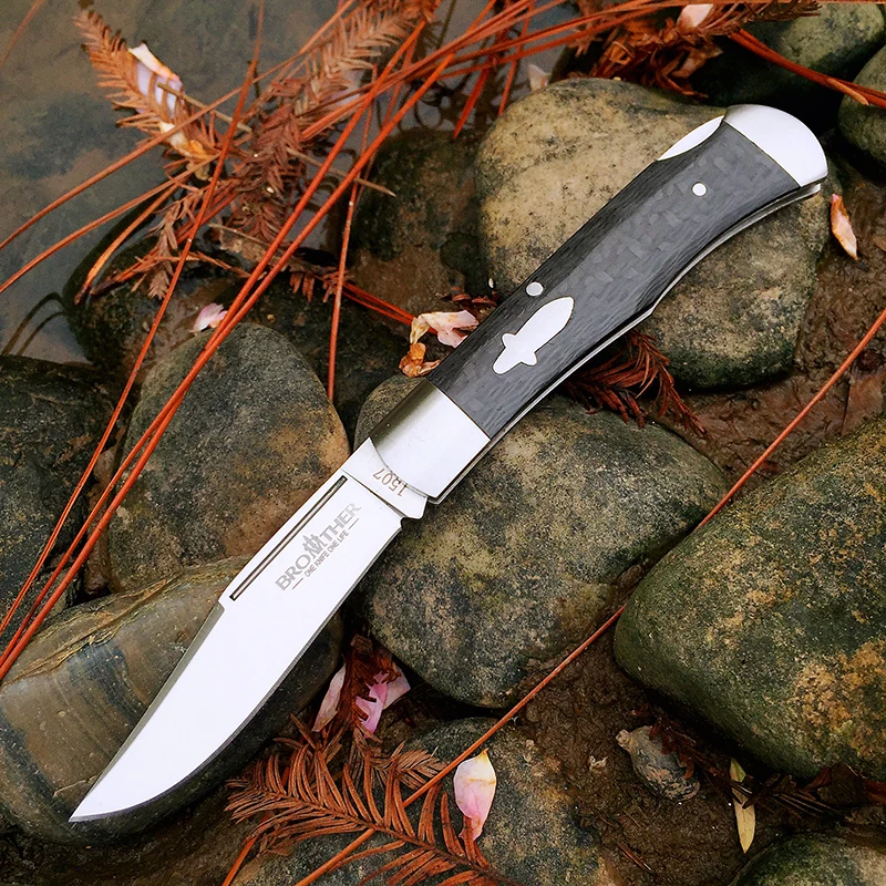 Складной нож с лезвием 60HRC Brother 1507 VG10 карманный для повседневного использования