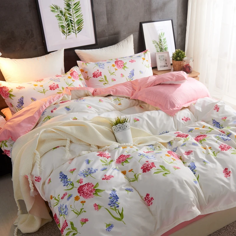 8 White Small Zebra And Color Spot Spread Printing Bedding Set Hot Sale Home Textile Twin Full Queen Size - Цвет: 8