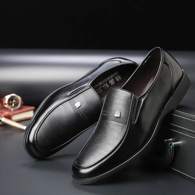 Tanie Wysokiej jakości męskie skórzane buty jesień nowe formalne sklep