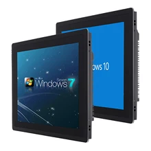 PC industriel tactile tout en un 13.3 "15.6" 18.5 ", avec écran tactile capacitif intégré, ordinateur adapté à la machine publicitaire