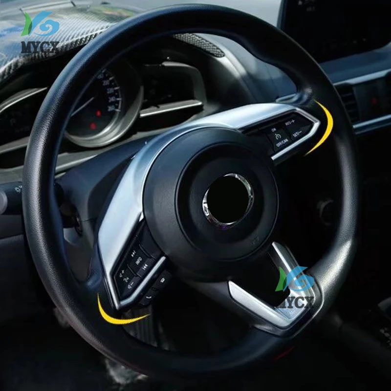 Для Mazda CX-8 CX8 CX 8 отделка рулевого колеса хром ABS крышка украшения интерьера молдинги аксессуары