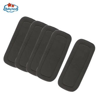 

Babyland Bamboo Charcoal Diaper Inserts 5pcs ECO-friendly Bamboo Carbon Nappy Liners Absborbent Big Size 5-layers Thickness NEW