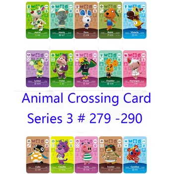 

Series 3 (279 to 290) Animal Crossing Card Amiibo Cards locks nfc Card Work for Switch NS Games Series 3 (279 to 290)