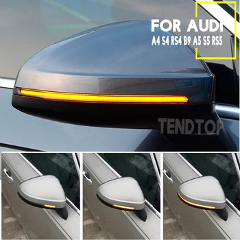 

CAR For Audi A4 S4 RS4 B9 2016-2019 A5 S5 RS5 Dynamic Blinker LED Turn Signal Light Side Mirror Indicator