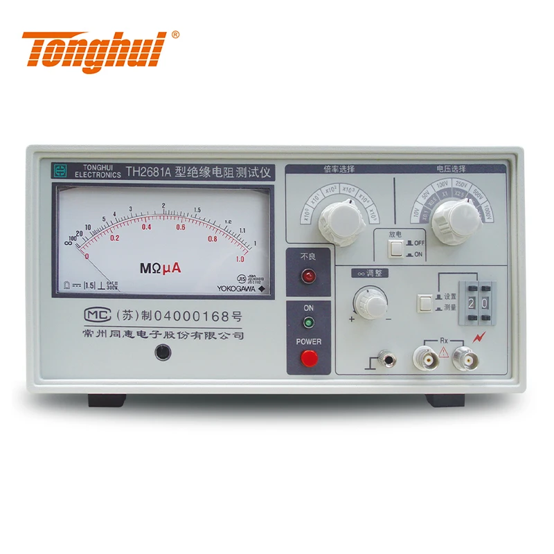 Tonghui TH2681A измеритель изоляционного сопротивления (диапазон сопротивления: 100 Ом-10