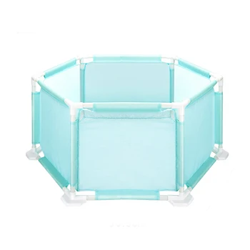 

High-quality children's game fence with breathable mesh Hexagon children's fence Safe crawling ocean ball pool