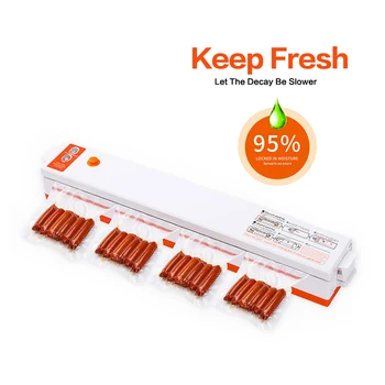 

110V/220V Vacuum Sealer Film Sealer Vacuum Packer Household Food Packing Machine Mini Sealing Machine with 10pcs Vacuum Bags