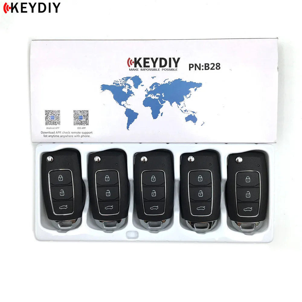 5pcs/lot KEYDIY KD B28 3 Buttons Remote Car Key For KD900+/URG200/KD-X2/KD MINI Programmer B Series Control | Автомобили и