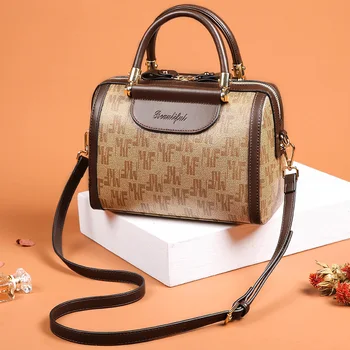 

Vintage Ladies HandBags Women Designer Crossbody Messenger Shoulder Luxury Boston Bag Shopping Fashion Brand Hot Sale