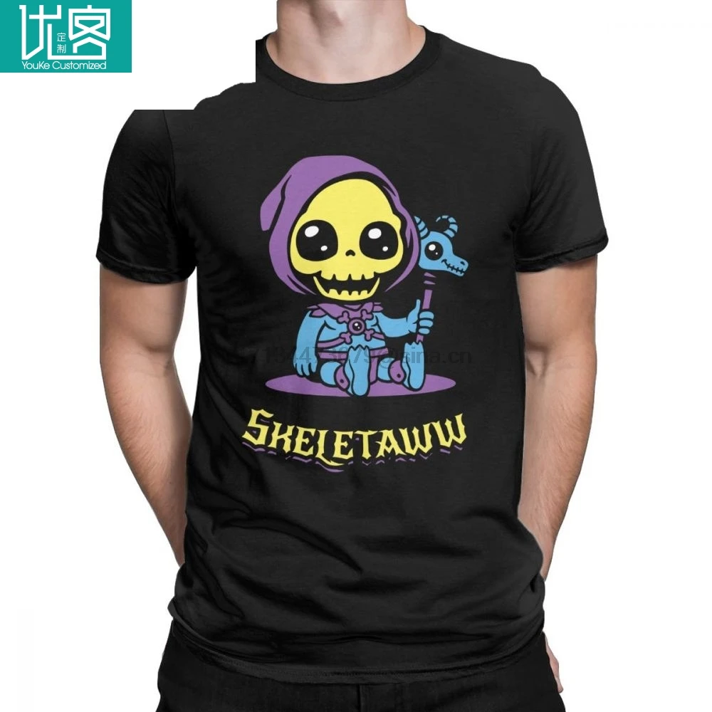 

Cute Skeletor Skeletaww T-Shirt for Men He-Man and the Masters of the Universe Leisure Cotton Tee T Shirt Gift Tops Plus Size