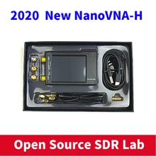 2020 nova nanovna-h 50khz ~ 1.5ghz vna 2.8 polegada lcdhf vhf uhf uv analisador de rede do vetor analisador de antena