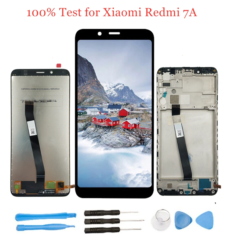 ЖК-дисплей 5 45 дюйма для Xiaomi Redmi 7A дигитайзер сенсорного экрана в сборе запасные