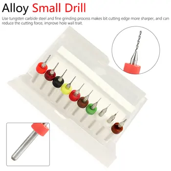 

Carbide Micro Drill Bits Tool 0.1-1.0mm PCB Print Circuit Board for Extruder RepRap 3D Printer Accessories Part 10PCS/Set
