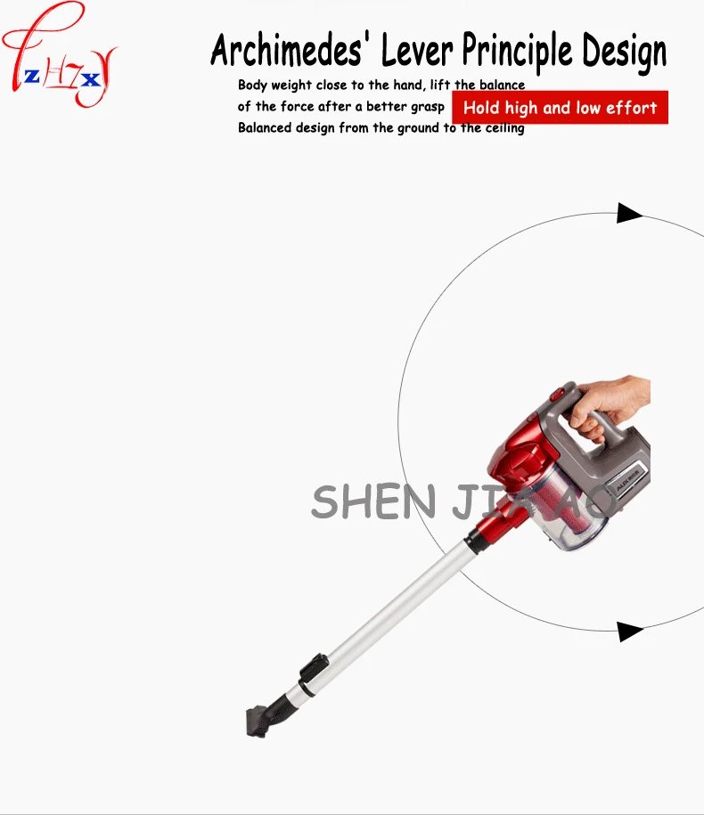 1 шт. 220 В бытовой ручной пылесос бесшумный для ковра в дополнение к клещей мощный пылесос