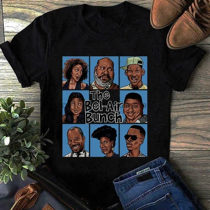 Fresh Prince Of Bel Air The banch MenBlack футболка из хлопка S 4Xl | Мужская одежда