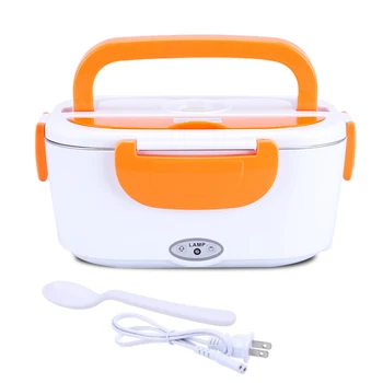 

1.3L-1.5 L Portable Car Electric Lunch Box Food Storage Container Heater 40W 110V Food Grade Plastic Truck Oven Cooker