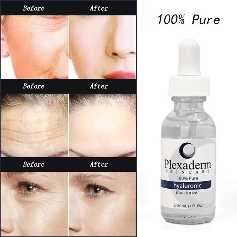 

Ladies Plexaderm Hyaluronic Acid Liquid Serum Moisturizer Anti Wrinkle Skin Care 100% Pure 10ML
