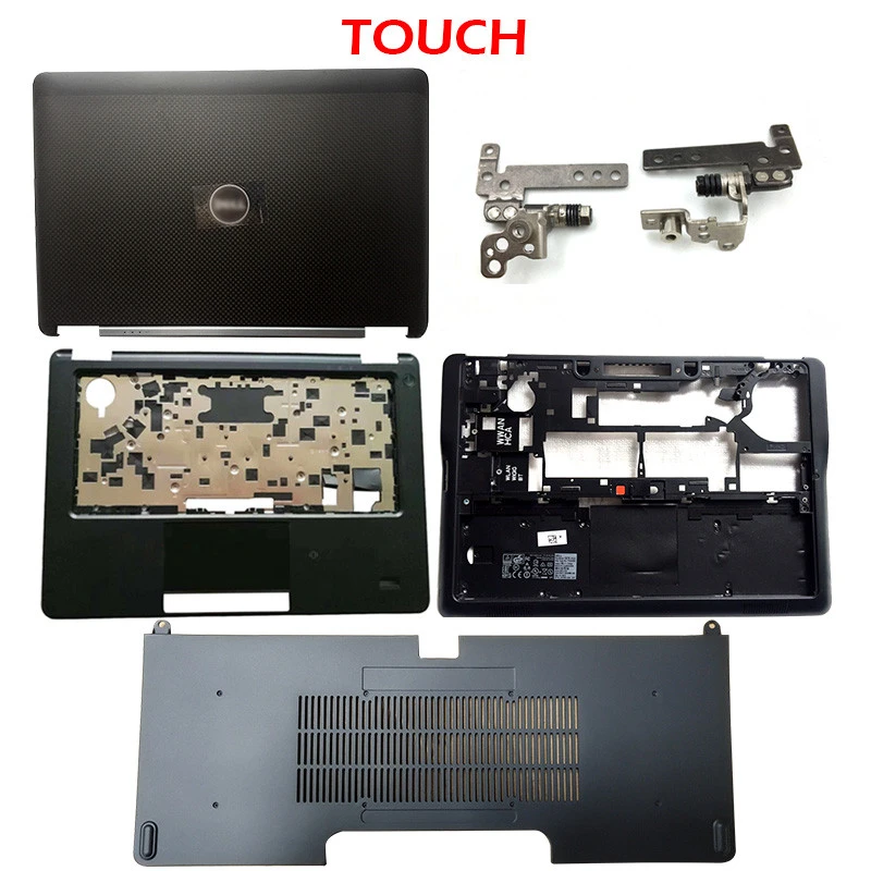 For Dell Latitude E7250 LCD Back Cover/Front Bezel/Palmrest/Bottom Case Cover 0TWKC5 04XG2K 0V5Y98 0Y0T7F 0M081X 05JK6H 08MV8D