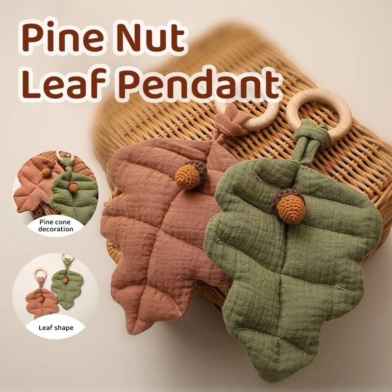 Music Rattle  Mobile Rattles Hanging Pendants Rattle for stroller Nuts Matsuba Nature Wooden Music Rattle Ring Gym For Stroller