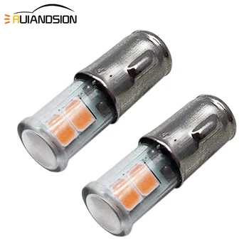 

2 pcs ba7s t7 led bulb Interior Instrument lamp car dashboard light 12V blue white yellow warm white green