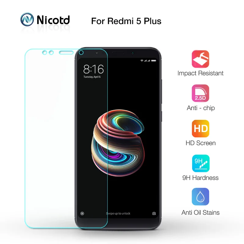 Защитная пленка для экрана 2 5 HD Redmi Plus никотд закаленное стекло оригинальное