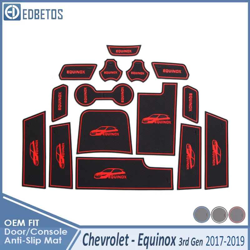 Противоскользящий коврик для Chevrolet равноденствие 3 MK3 3rd Gen Chevy аксессуары затворный слот подставка анти-грязный Салонные подложки