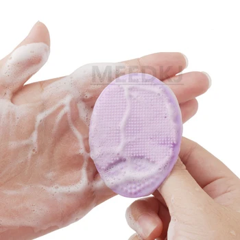 

1 Pcs Brush Face Wash Silicone Shampoo Brush Baby Bath Massage Mat Facial Peeling Brush Facial Exfoliating Blackhead Face