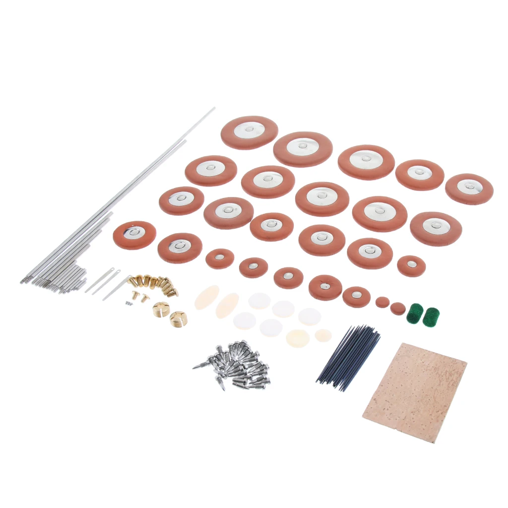 Saxophone Sax Repair Tool Kit Bolt Rollers Screws Cork Sheet Pad