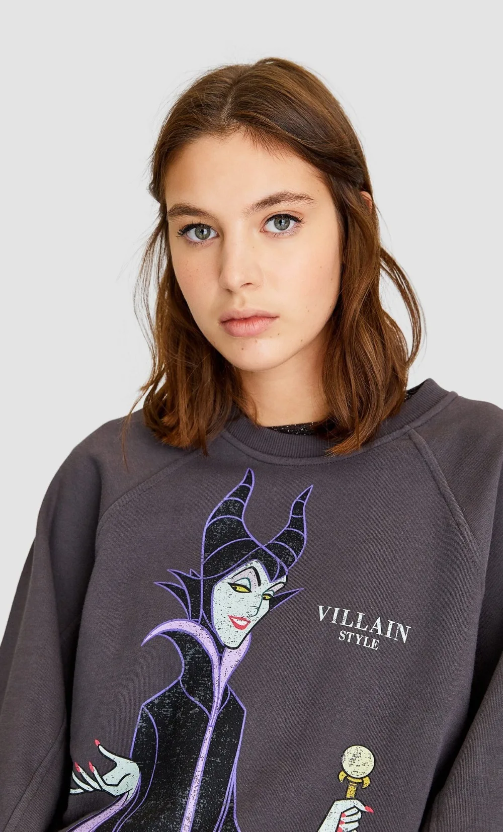 Maleficent Толстовка Футболка новая зимняя хлопковая теплая с длинным рукавом злодейский Стиль Пуловер Толстовка женская vestidos