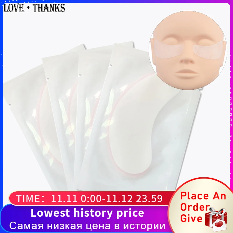 

50/100pairs Eyelash Extension Paper Patches Under Eye Pads Lash Extension Paper Patches Eye Tips Sticker Wraps Make Up Tools